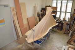 Einbau von Treppenwangen